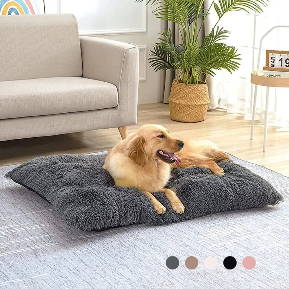 Fluffy Calming Waterproof Anti-slip Pet Mat for Large, Medium, and Small Dogs & Cats