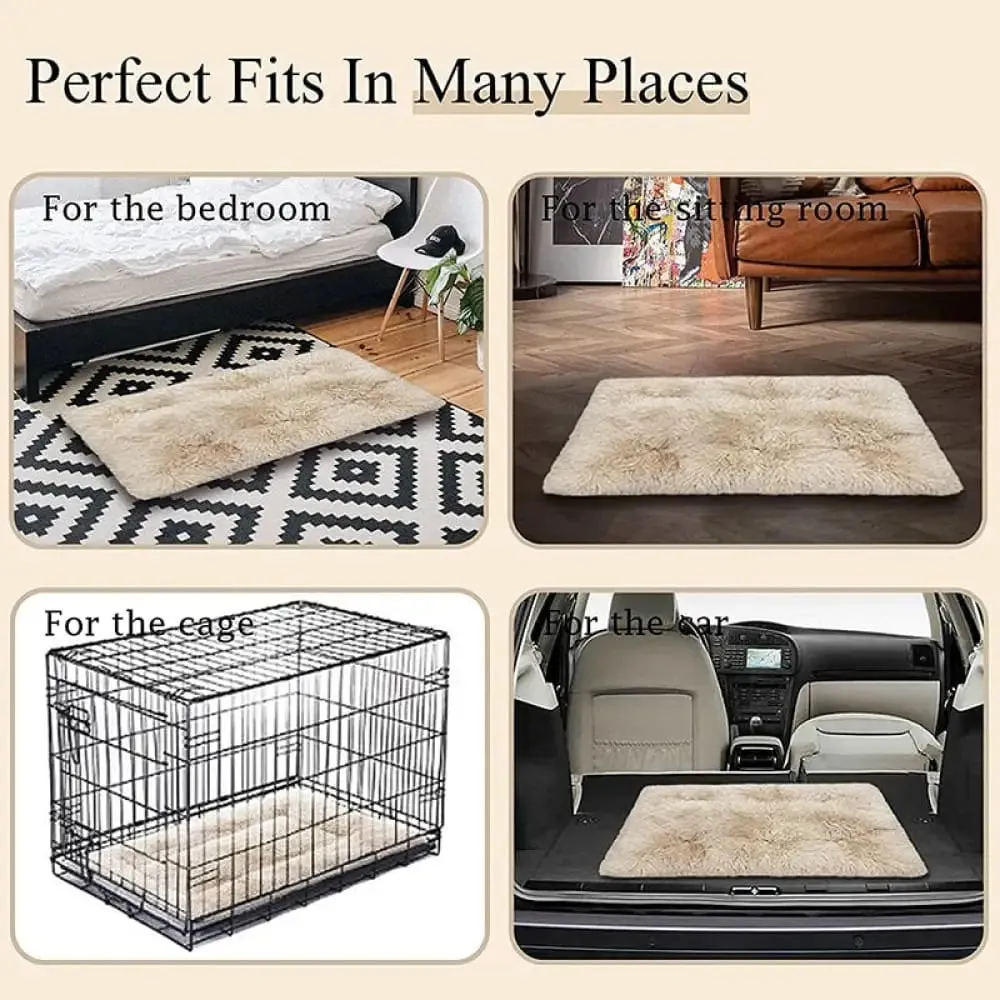 Fluffy Calming Waterproof Anti-slip Pet Mat for Large, Medium, and Small Dogs & Cats