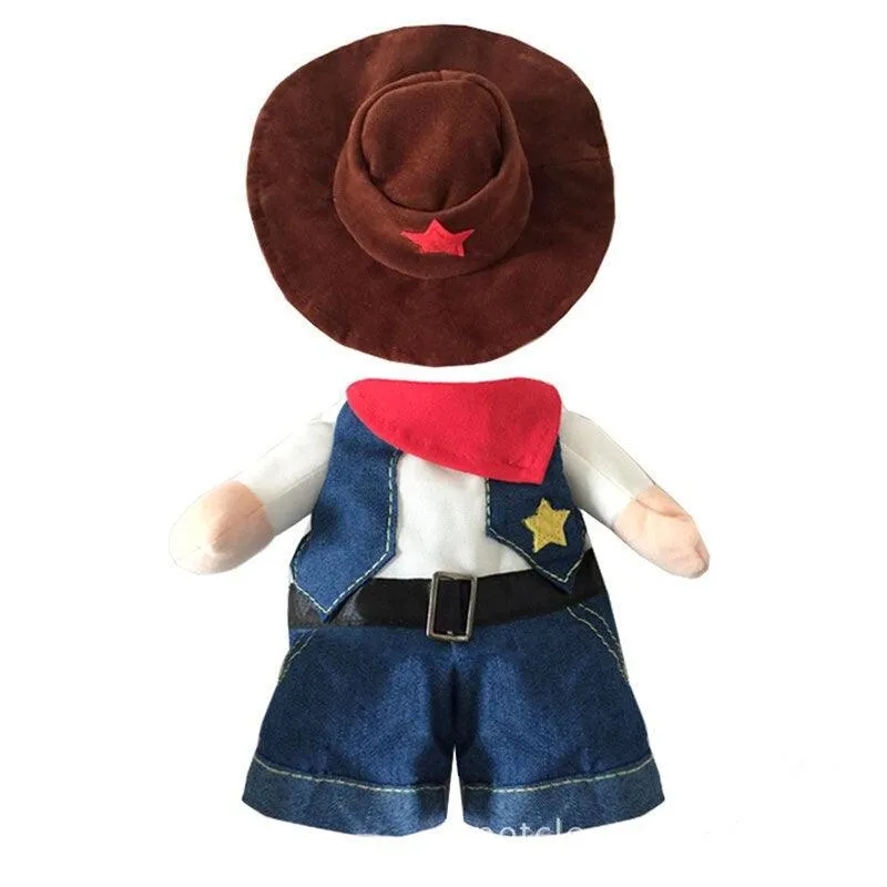 Funny Costume a Cowboy for Cat