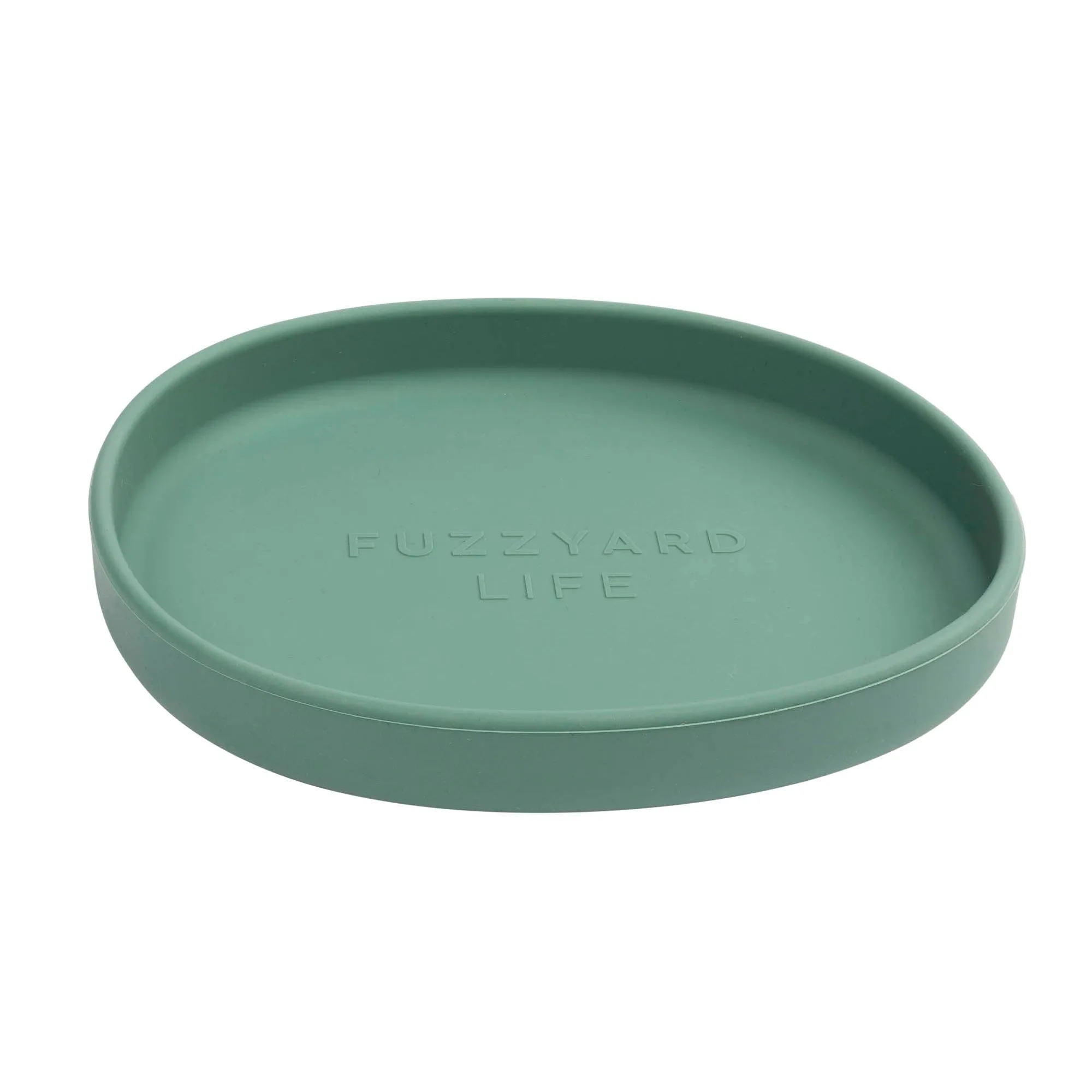 FuzzYard Life Silicone Cat Dish Myrtle Green