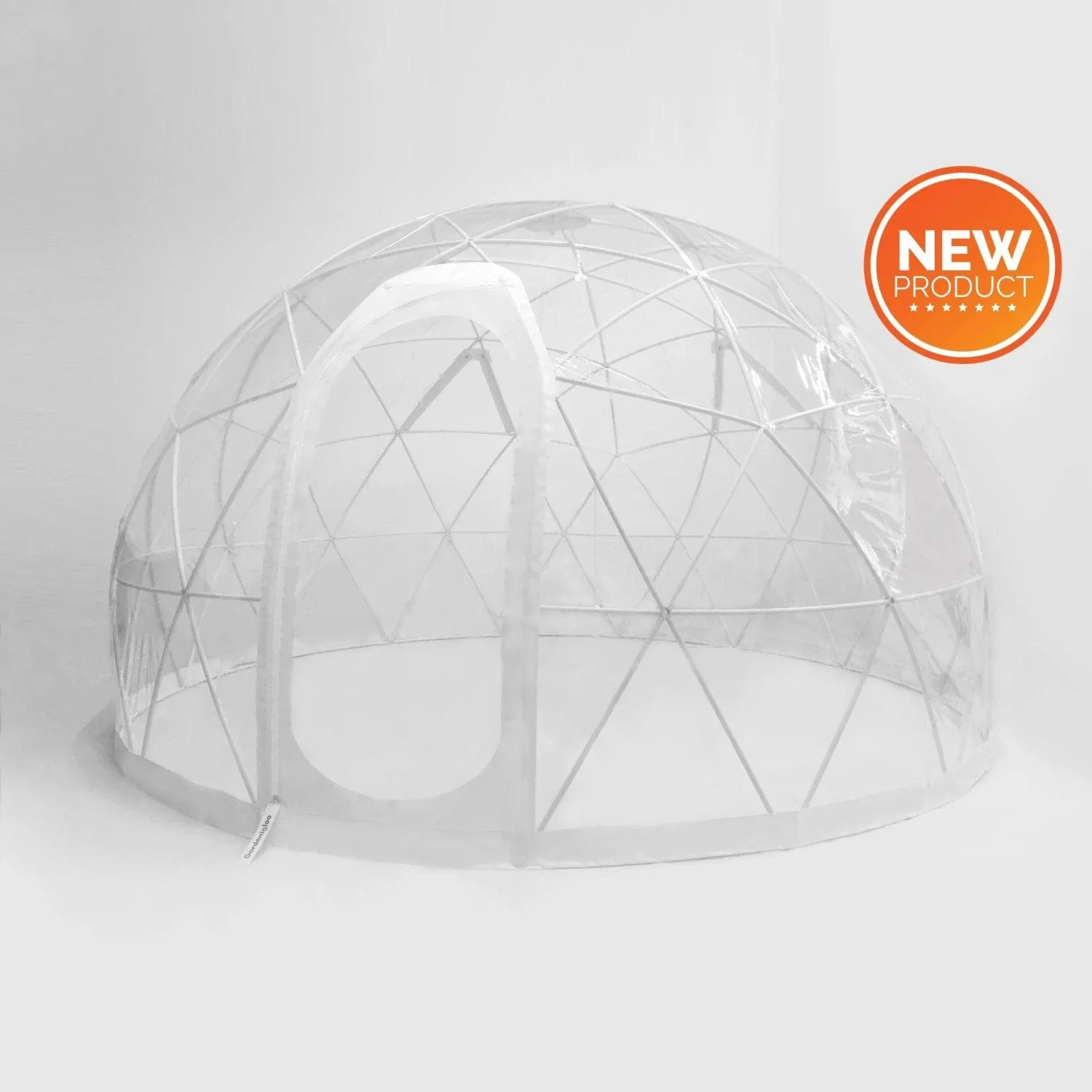 Garden Igloo | Dome, Aluminum, 11'9"W, 7'2"H - Outdoor Dining, Play Area for Children, Stylish Conservatory, Greenhouse, Gazebo