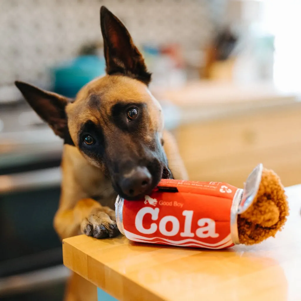 Good Boy Cola Plush Dog Toy