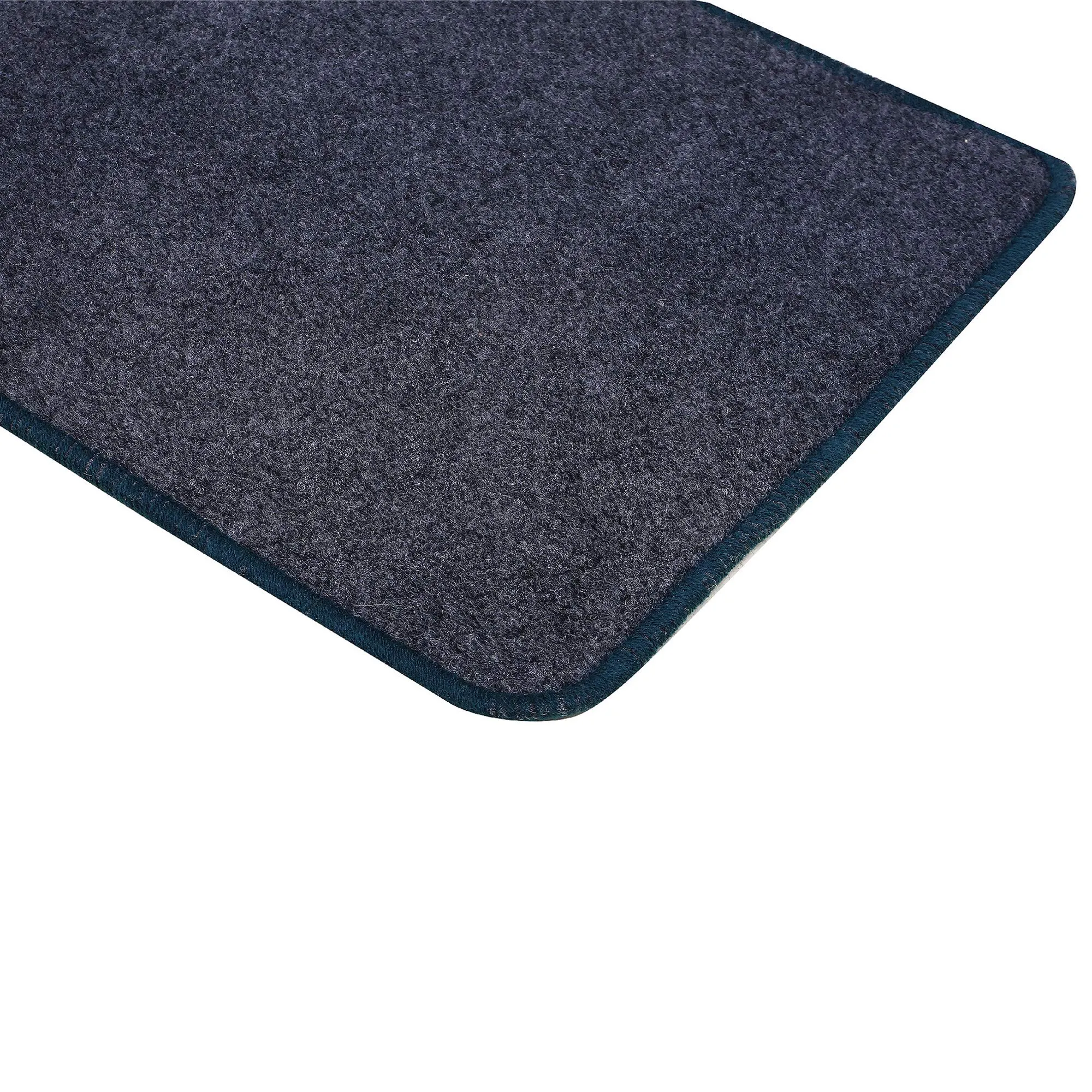 Heart Home Microfiber Anti Slip 4 Pieces Bath Mat 22"x14", Grey - CTHH6775
