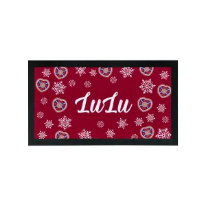 Heart of Midlothian Xmas Pet Feeding Mat