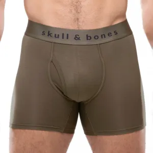 Just the Bones Boxer Brief Army Green