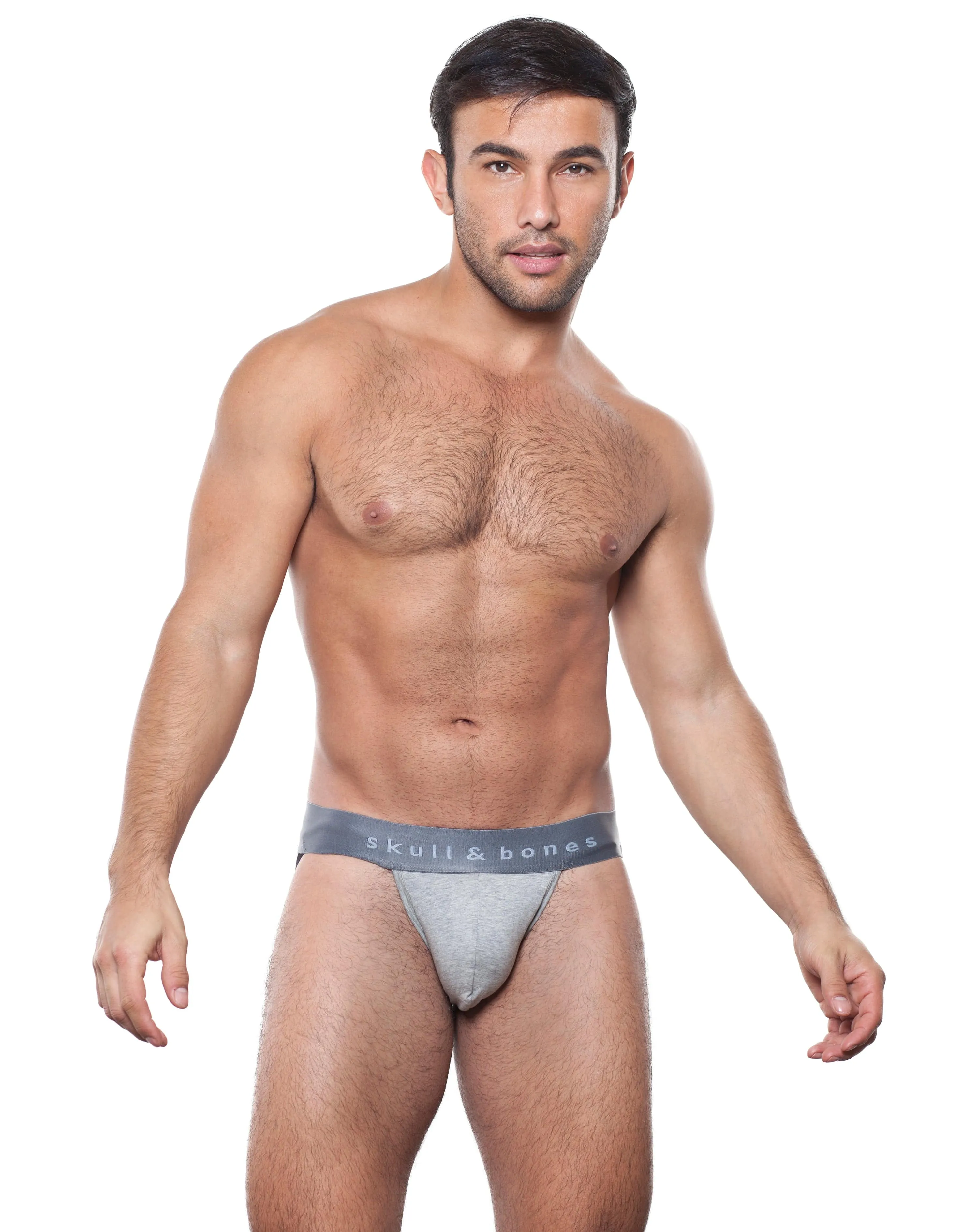 Just the Bones Jock Heather Grey