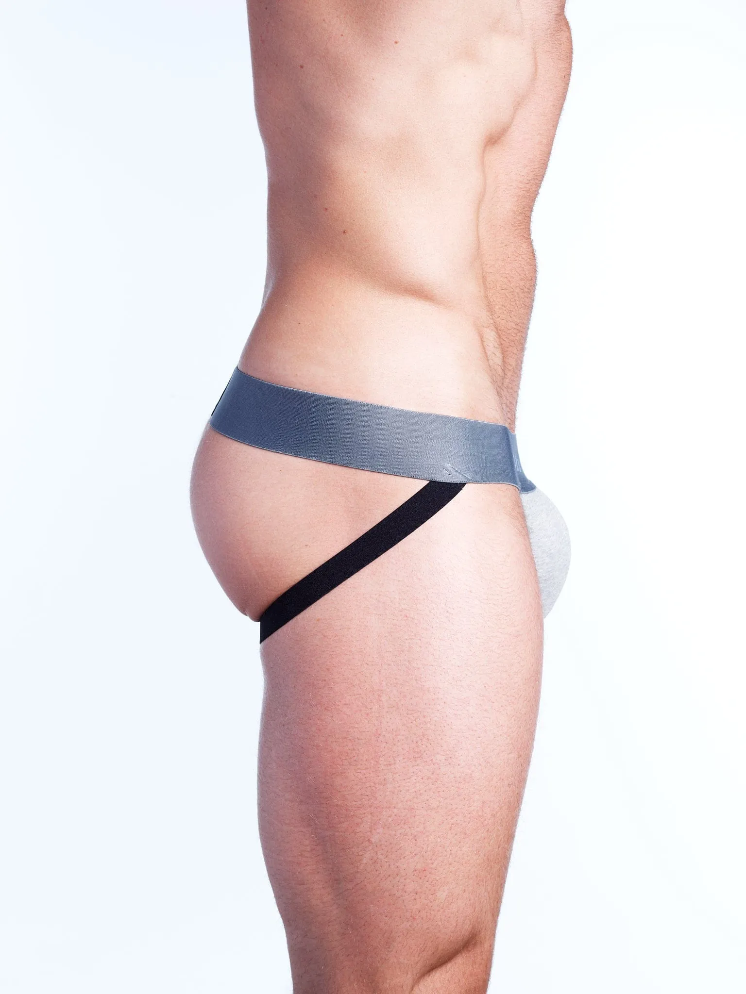 Just the Bones Jock Heather Grey