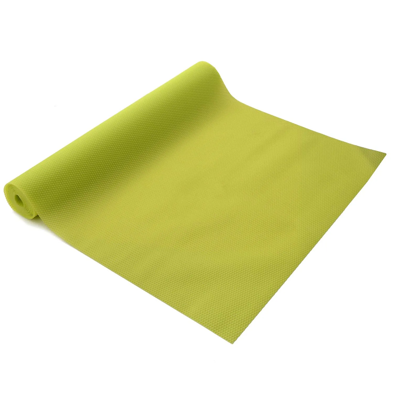 Kuber Industries 2 Pieces Multipurpose Diamond Textured Super Strong Anti-Slip Mat Liner,Size 45X500 Cm (5 Meter Roll, Green) - CTKTC045463