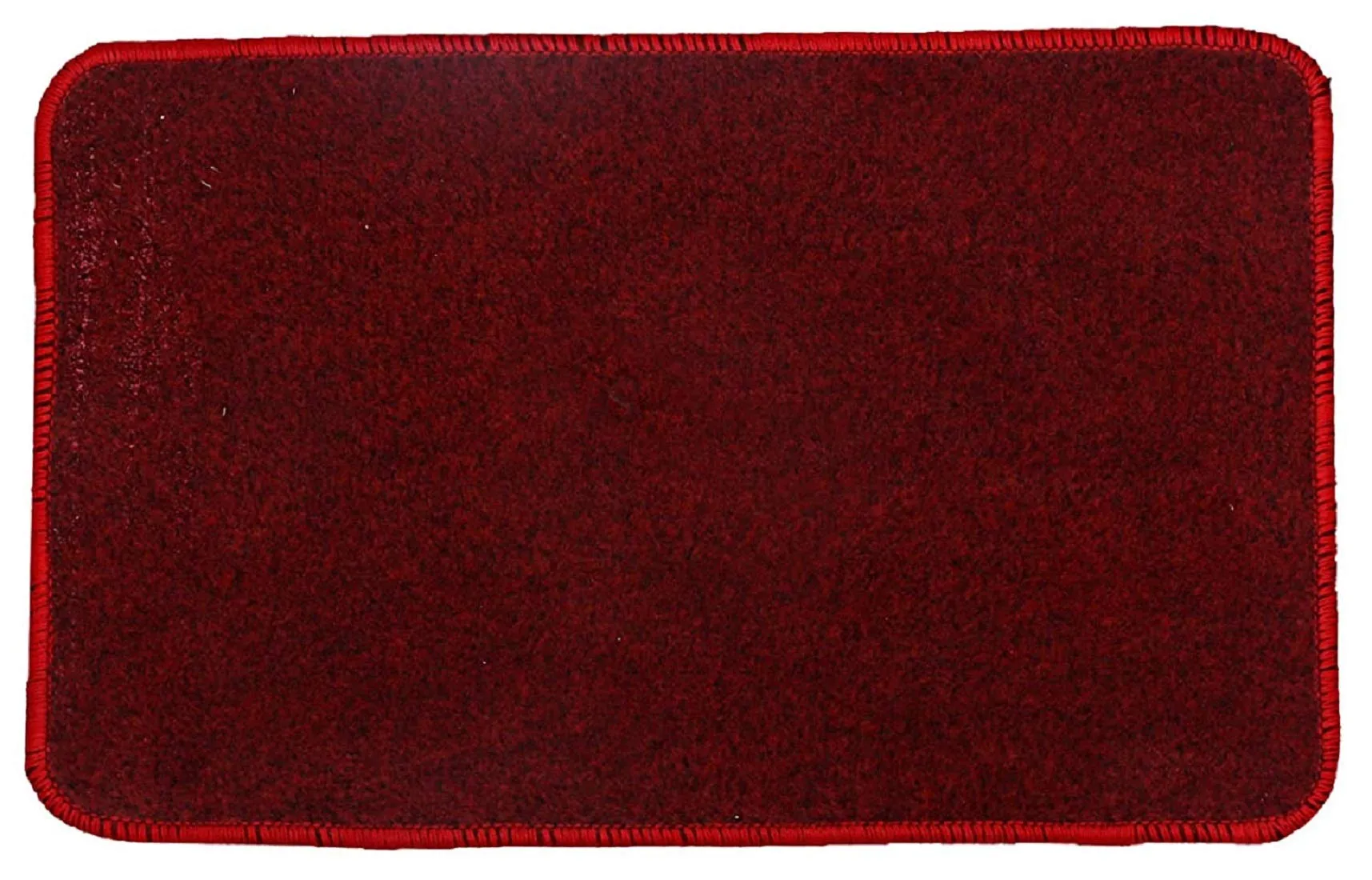 Kuber Industries Microfiber Anti Slip 3 Pieces Door Mat 22"x14"(Red)