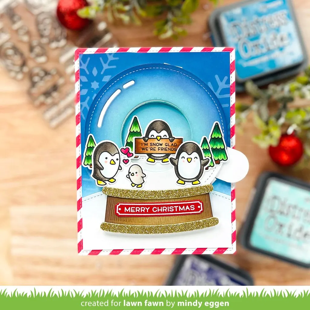 Lawn Fawn - Penguin Party - clear stamp set