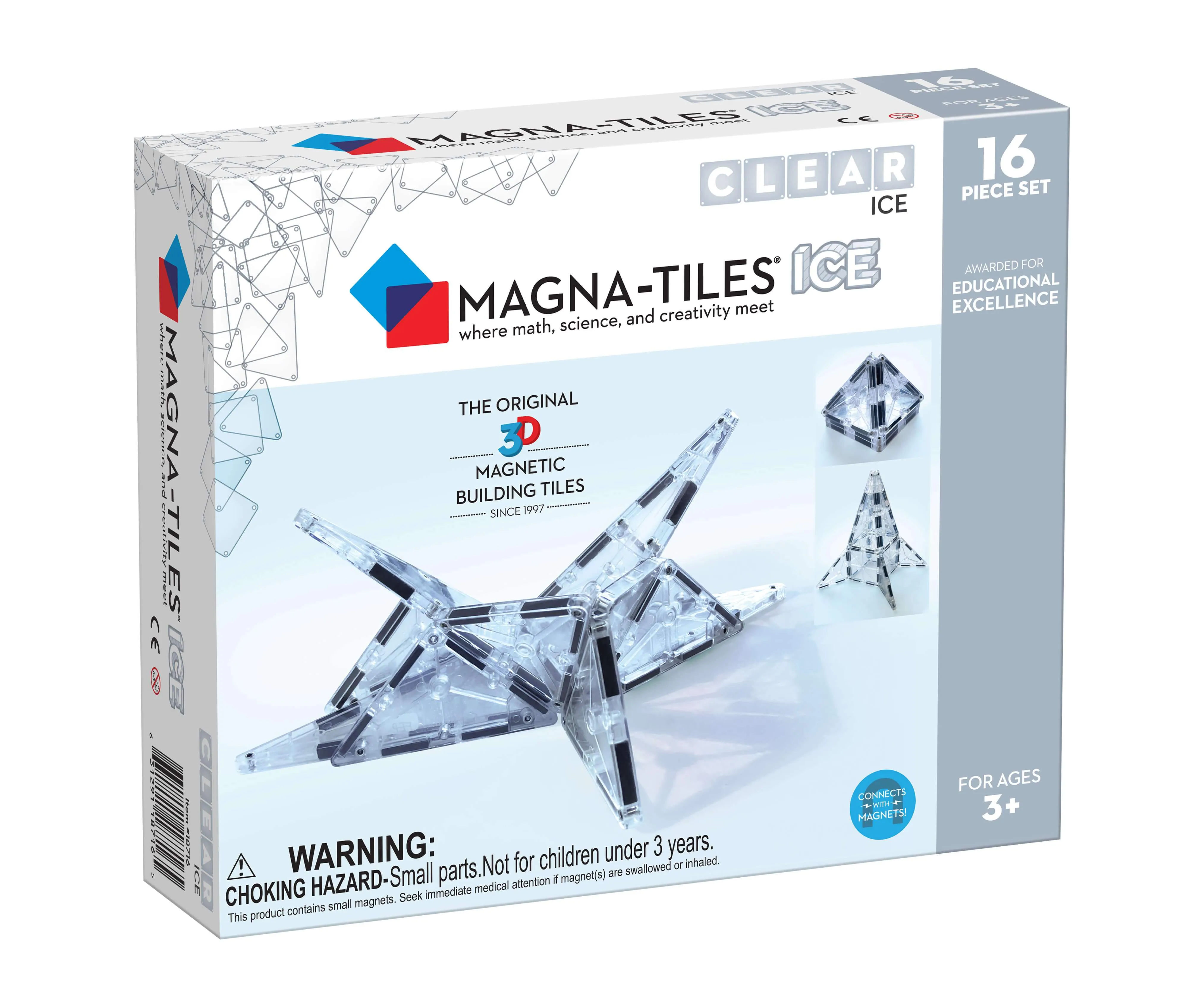 Magna-Tiles Ice 16 Piece Set