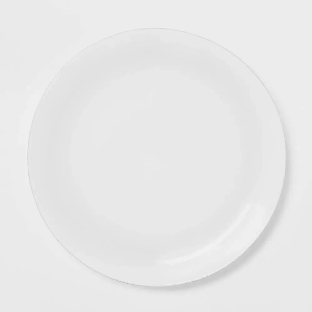 New - Glass 18pc Dinnerware Set White - Made By Design