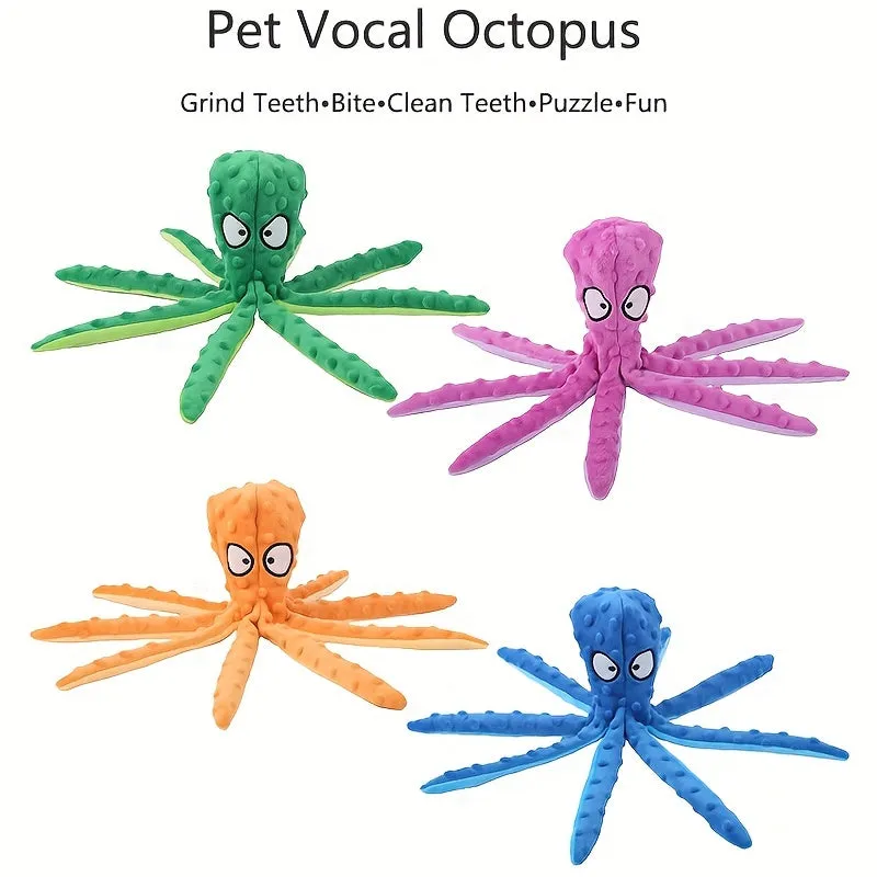 Octopus TeethGrinding Toy Durable Interactive Chew for Dogs