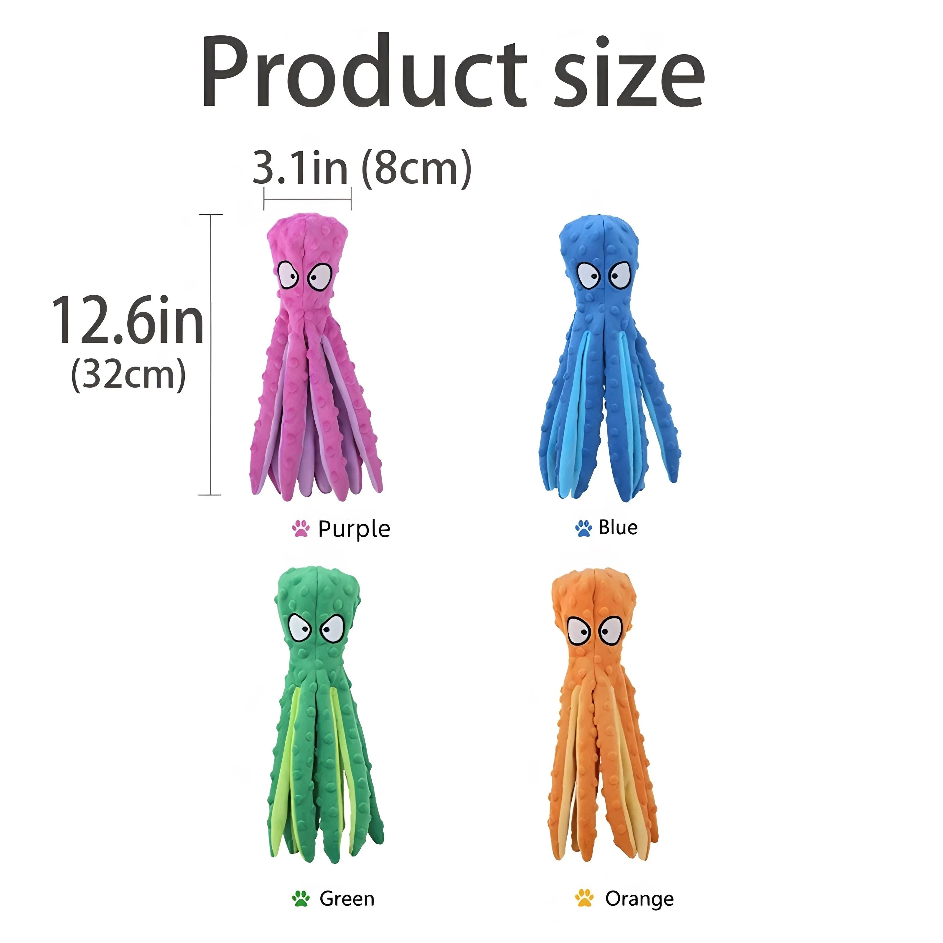 Octopus TeethGrinding Toy Durable Interactive Chew for Dogs