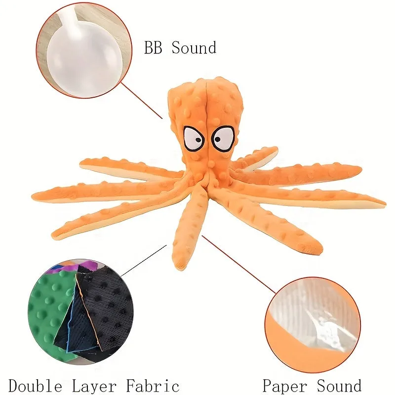 Octopus TeethGrinding Toy Durable Interactive Chew for Dogs