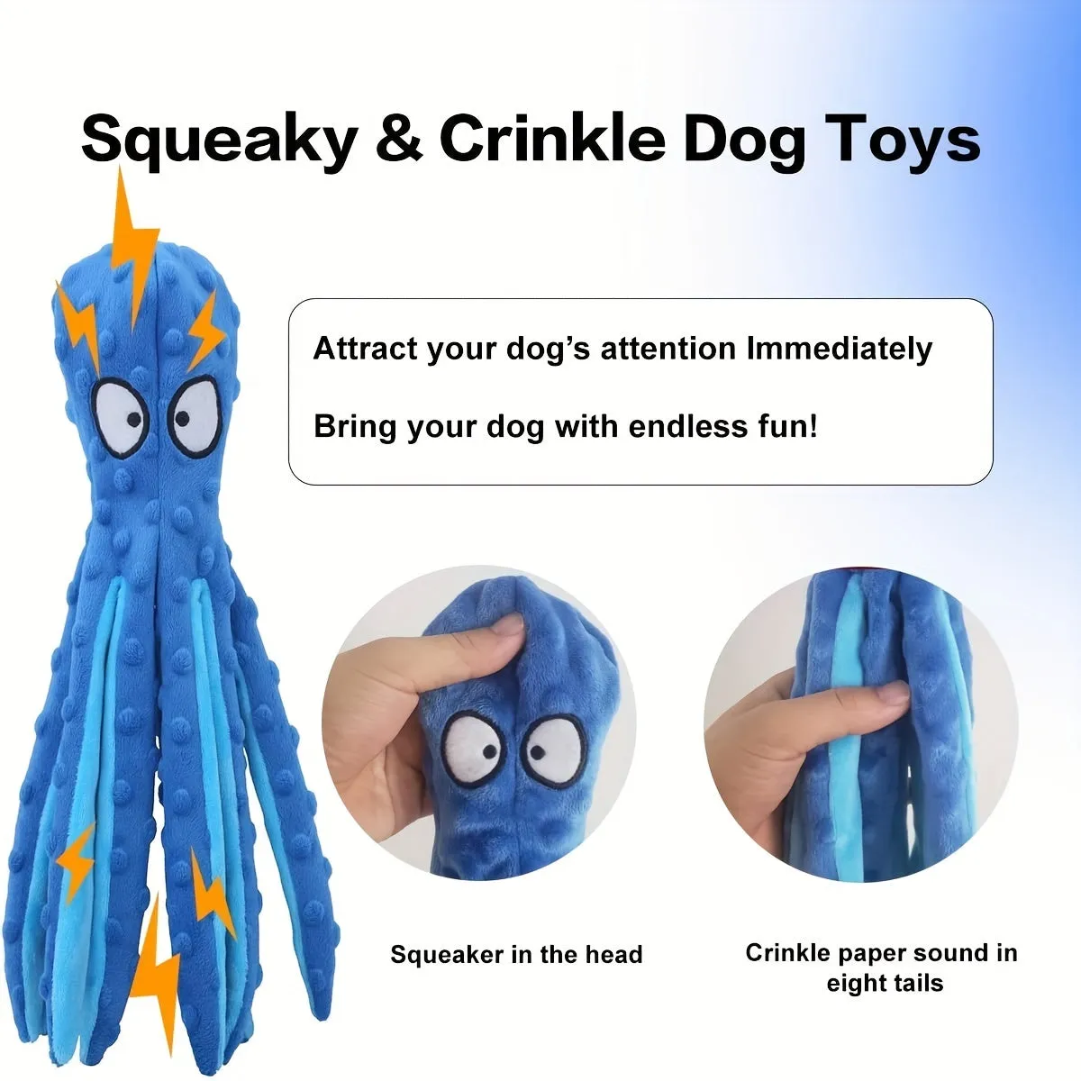Octopus TeethGrinding Toy Durable Interactive Chew for Dogs
