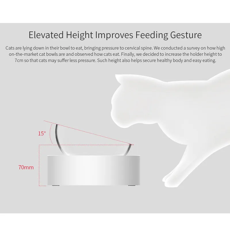 Petkit Fresh Nano | 15° Adjustable Feeding Raised Pet Bowl