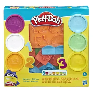 Play Doh Numbers Modelling Clay Set