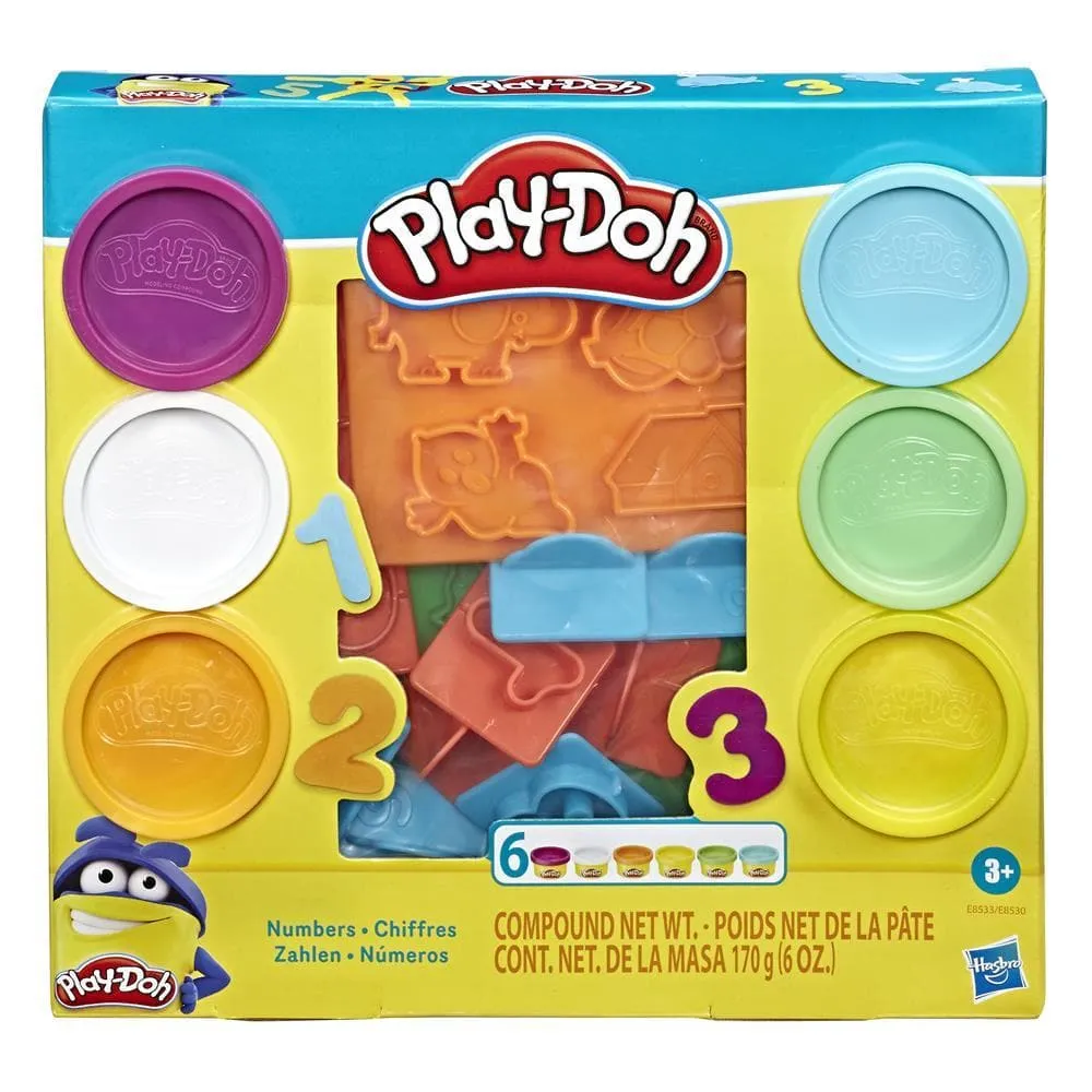 Play Doh Numbers Modelling Clay Set