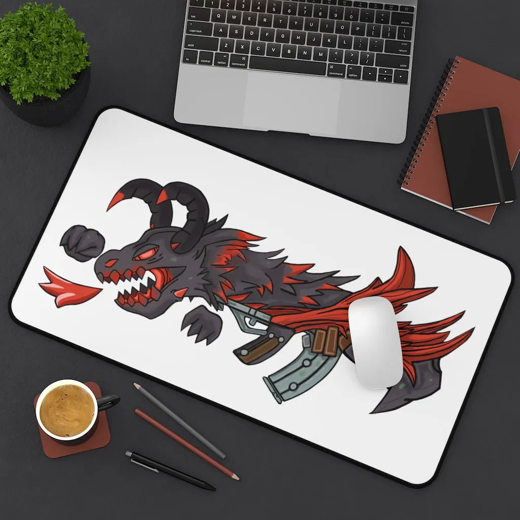 Red Black Dragon Desk Mat