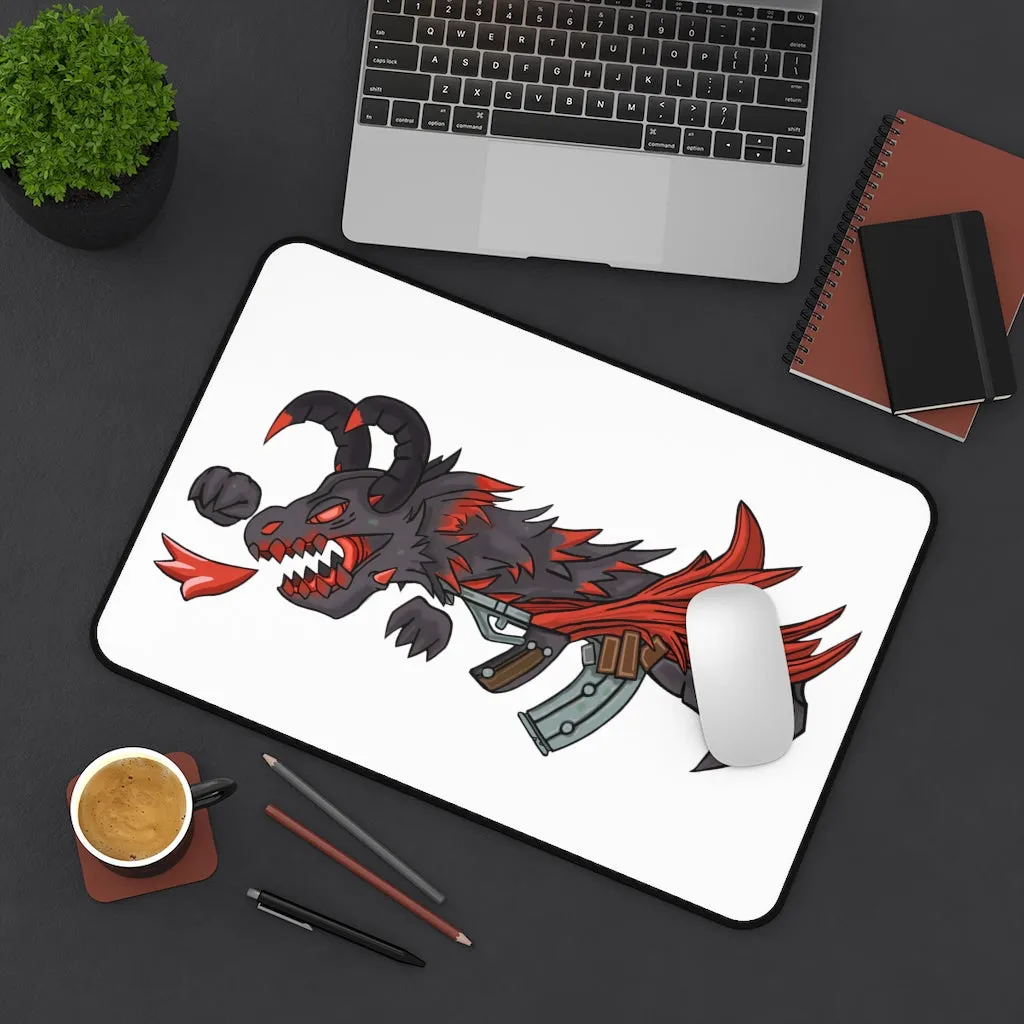 Red Black Dragon Desk Mat