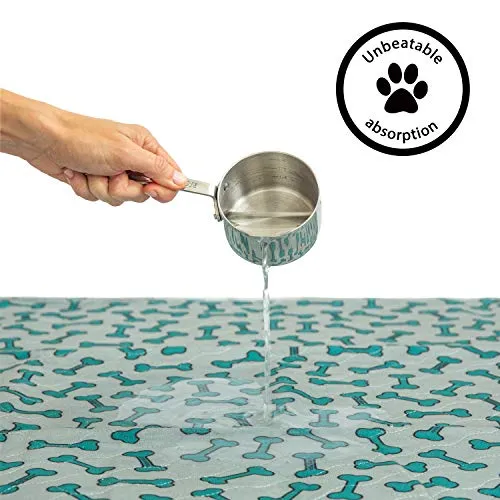 rocket & rex Washable Pee Pads for Dogs | Reusable Puppy Pads and Whelping Pads | Waterproof, Absorbent, Easy Cleanup | Tons of Uses in Home | Single Purchase, Reduces Waste
