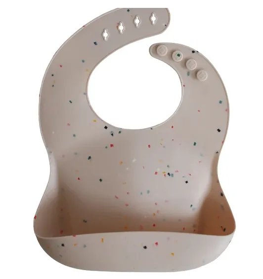 Silicone Bib (Vanilla Confetti)