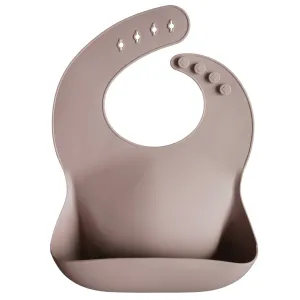 Silicone Bib (Warm Taupe)