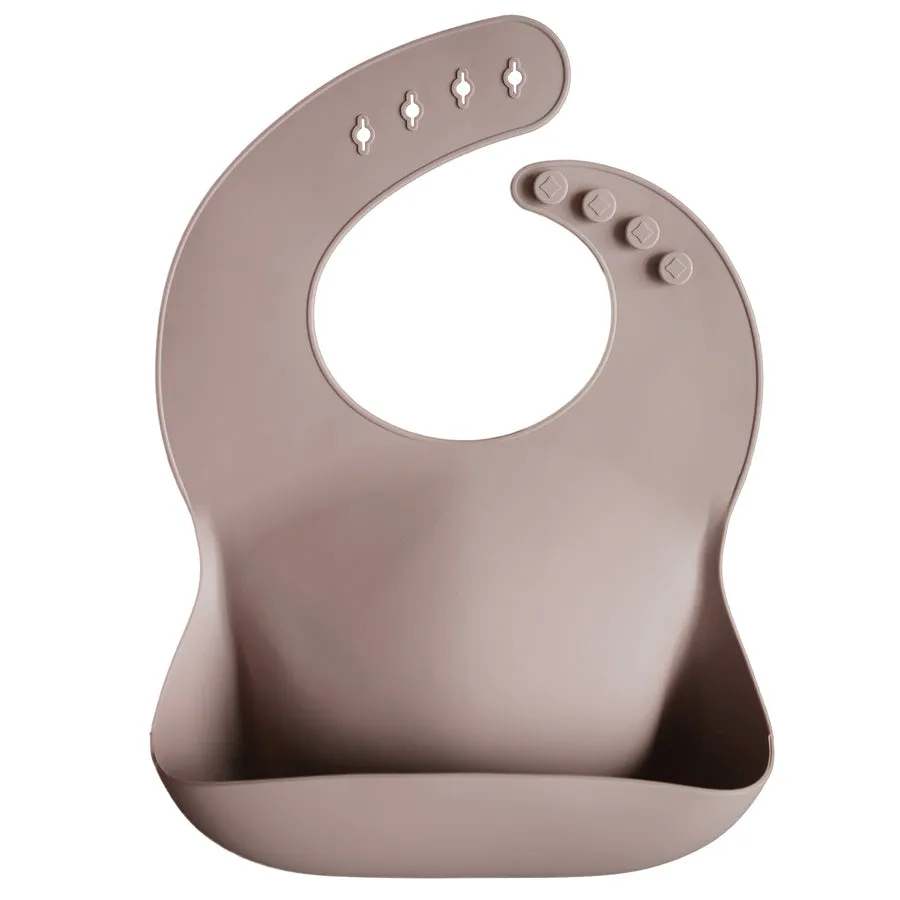 Silicone Bib (Warm Taupe)