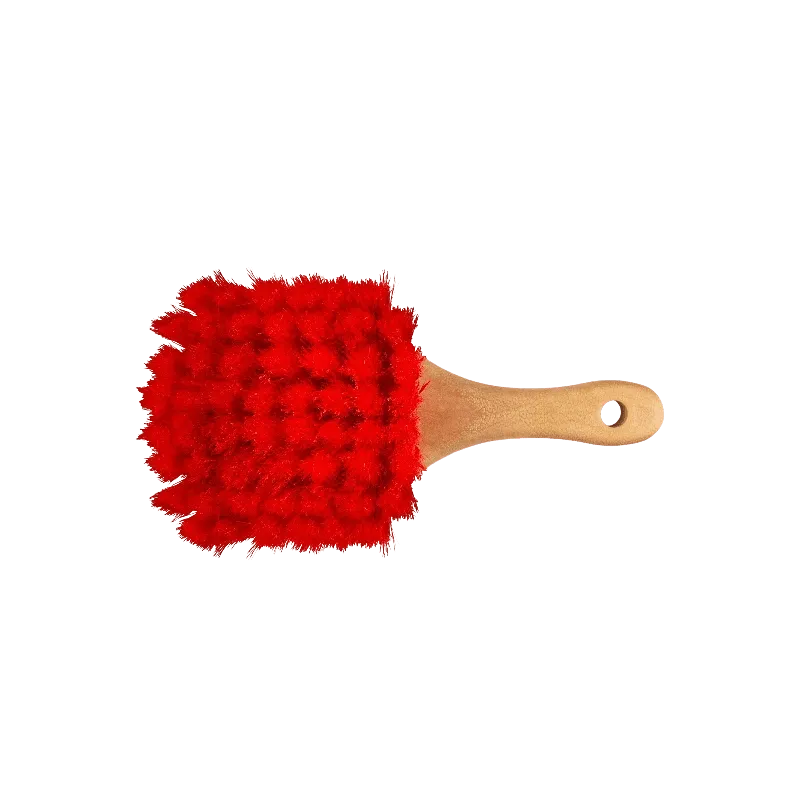 Soft Red Chemical Resistant Brush - 8 Inch [Case of 24]