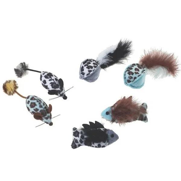 SPOT - Animal Print Rattle with Catnip - 2 Pack