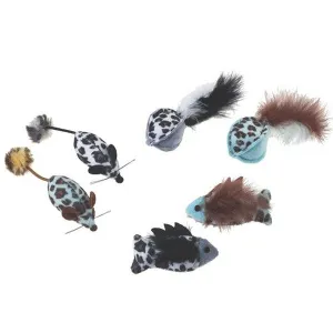 SPOT - Animal Print Rattle with Catnip - 2 Pack