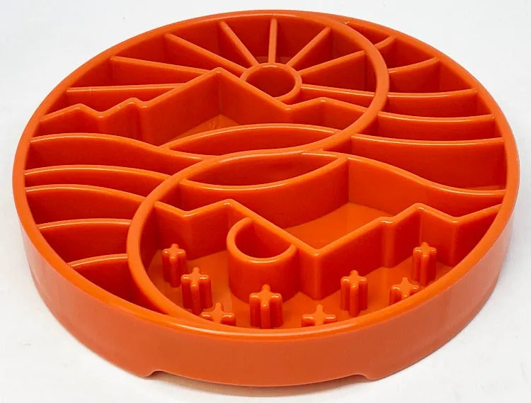 Sun and Moon Design eTray Enrichment Slow Feeder Tray for Dogs