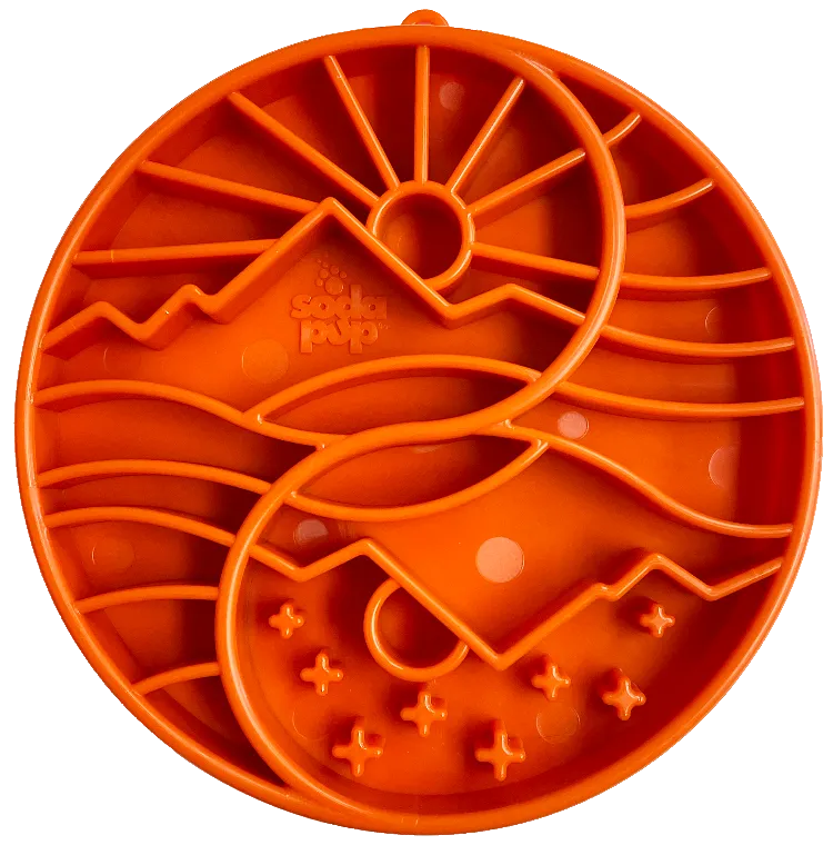 Sun and Moon Design eTray Enrichment Slow Feeder Tray for Dogs