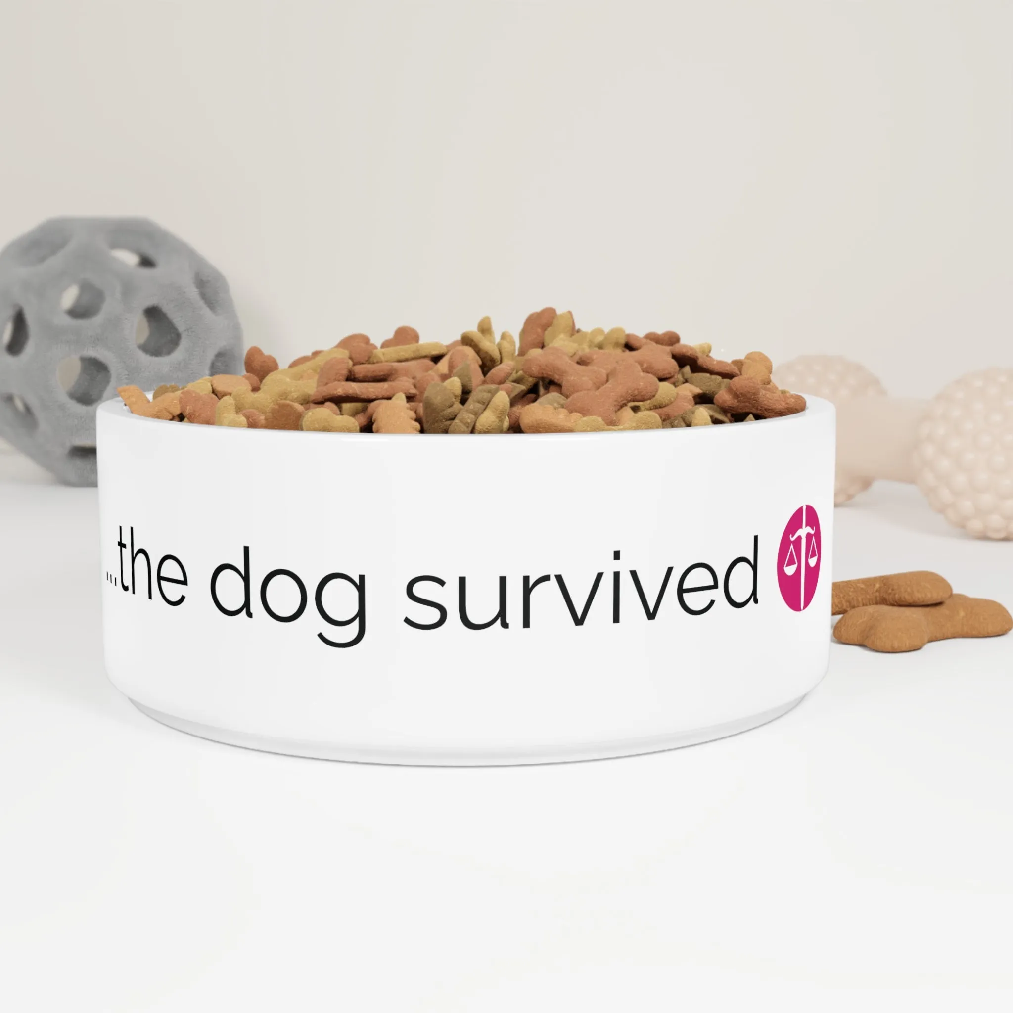 Sword and Scale "The Dog Survived" Pet Bowl