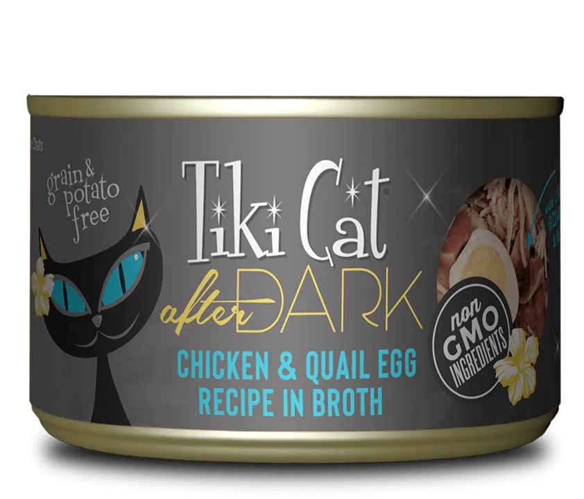 Tiki Cat® After Dark™ Whole Foods Chicken & Quail Egg Recipe in Broth Cat Food