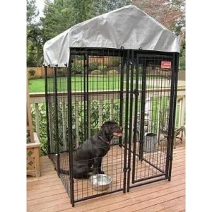 Uptown Patio, Modular Dog Kennels with Cover