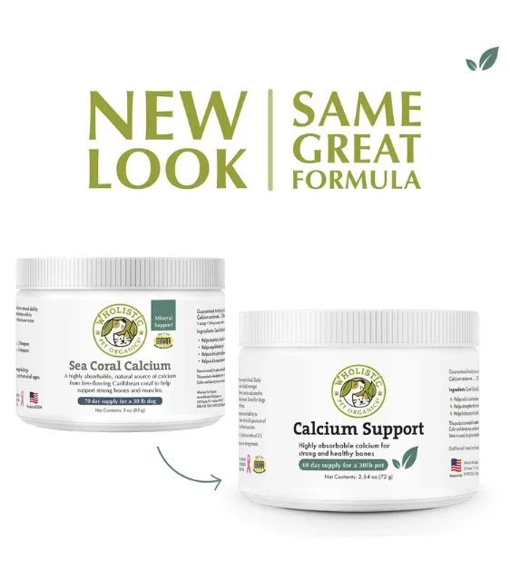 Wholistic Pet Organics Calcium Support Pet Supplement
