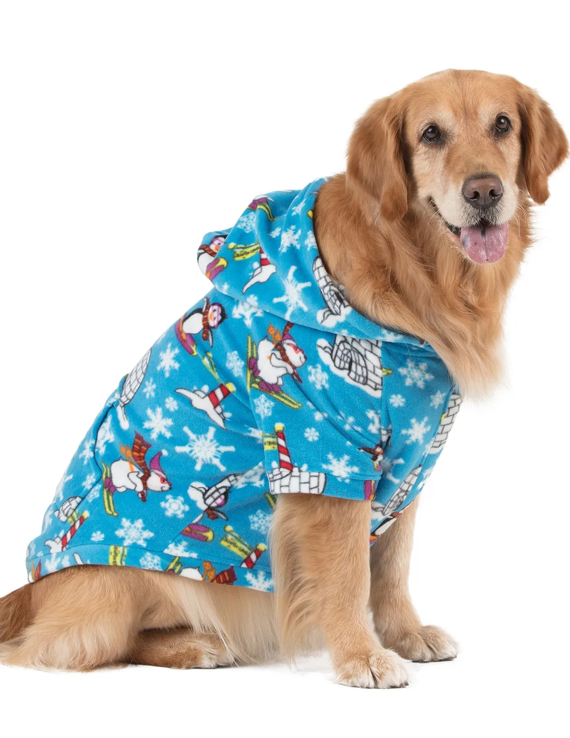 Winter Wonderland Pet Pjs Fleece Hoodie