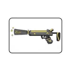 Yellow Gun Desk Mat