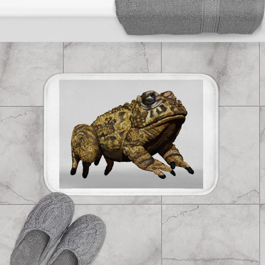 Yellow Toad Bath Mat